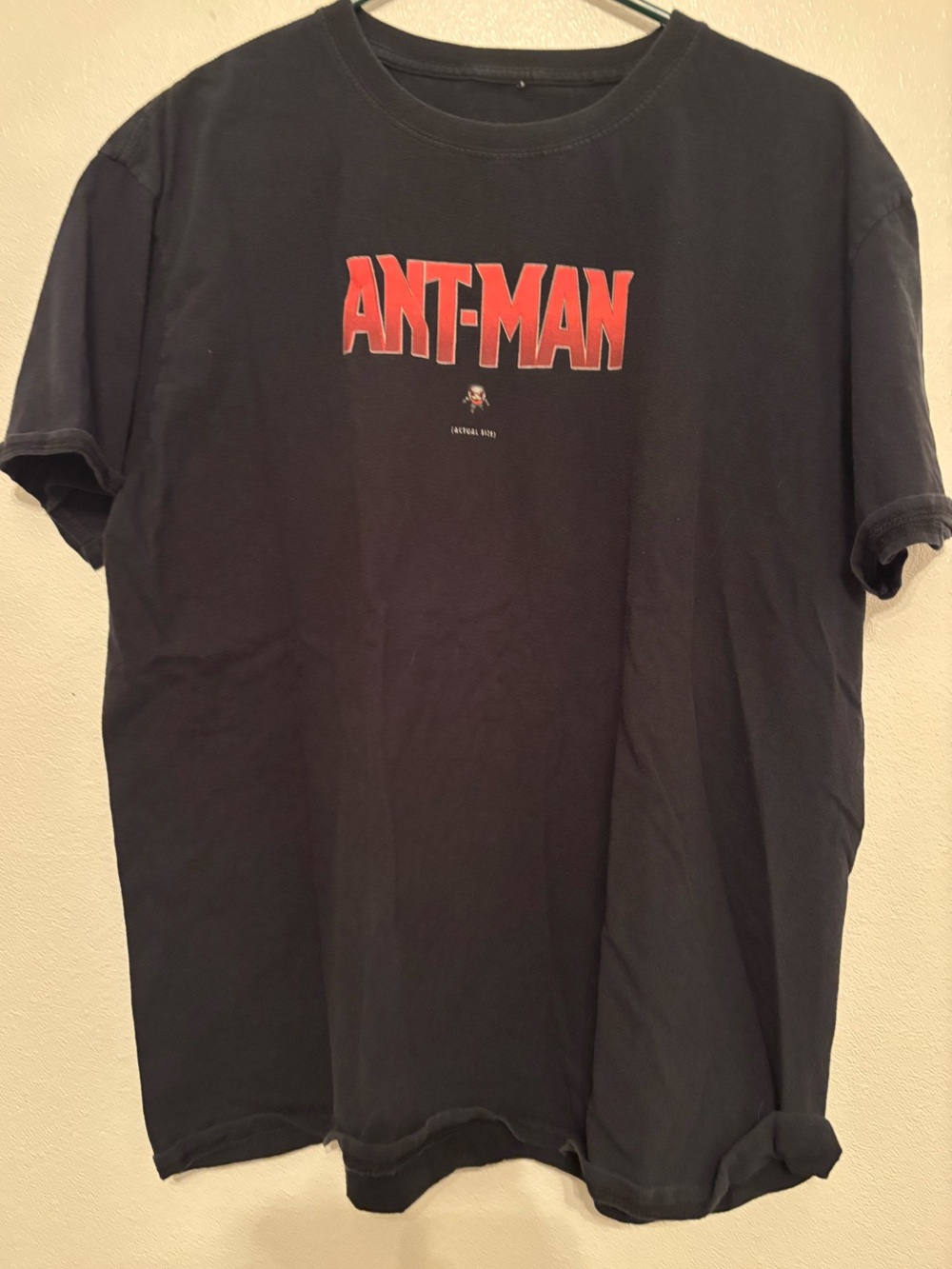 Ant-Man Graphic Tee - Black with Red Logo L